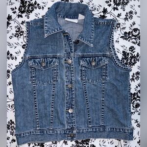Denim Sleeveless Vest